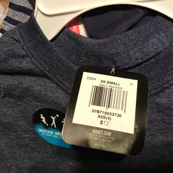 NWT Boys Hanes Ultimate denim color tshirt - Picture 6 of 6